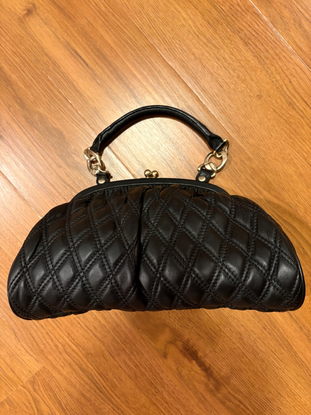 Charles David Quilted Top-Handle Bag